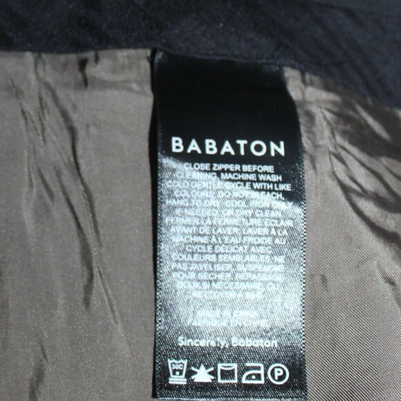 Aritzia Babaton Agency Pant Mirror Crepe  High-rise  trousers brown size 14 - Picture 5 of 7